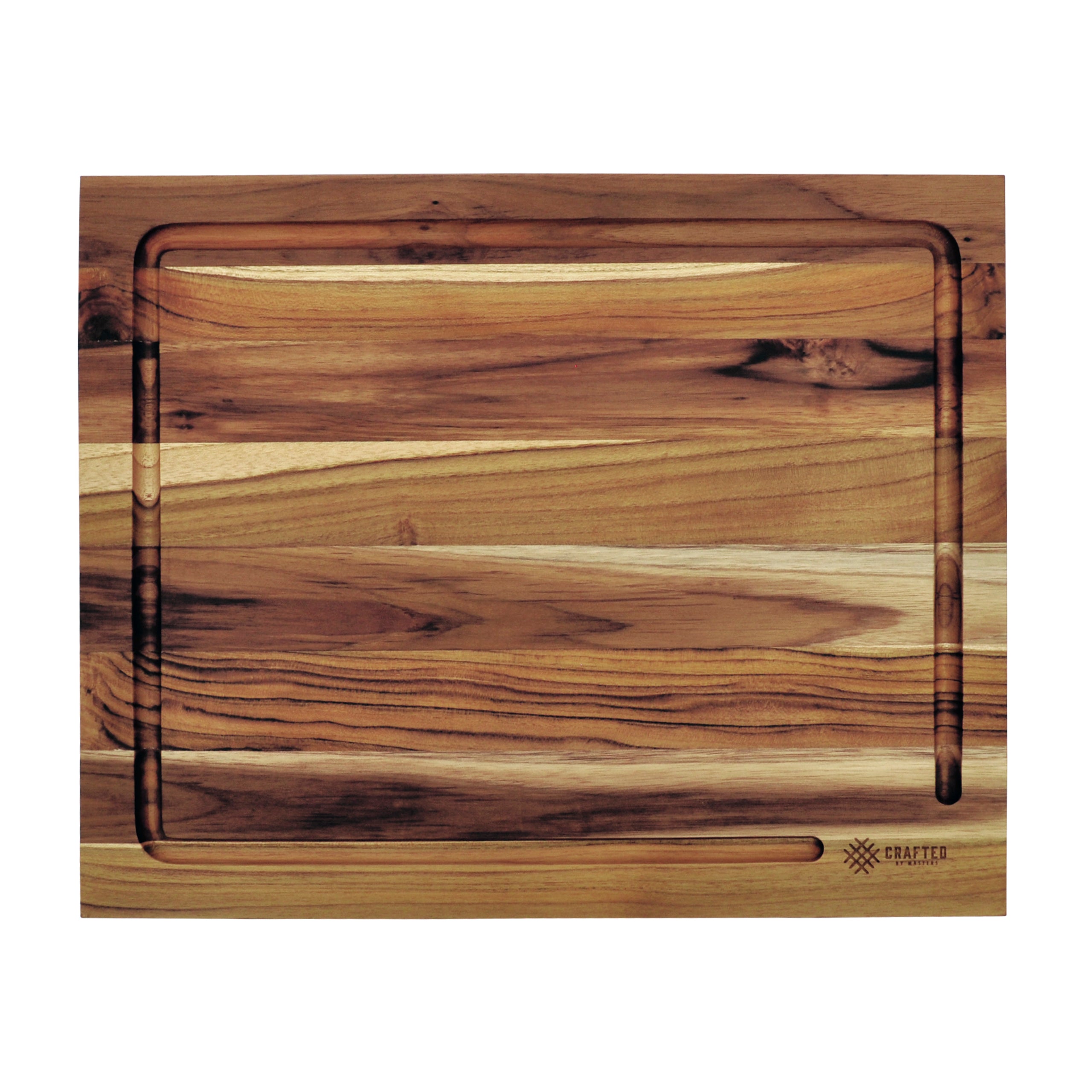 Deluxe Edge-Grain Teak Cutting Board