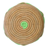 Circular Pine Needle Basket with Waves (Set of 3)