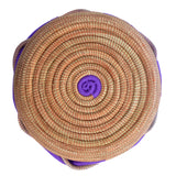 Circular Pine Needle Basket with Waves (Set of 3)