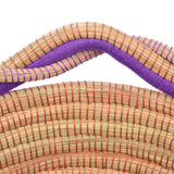 Circular Pine Needle Basket with Waves (Set of 3)