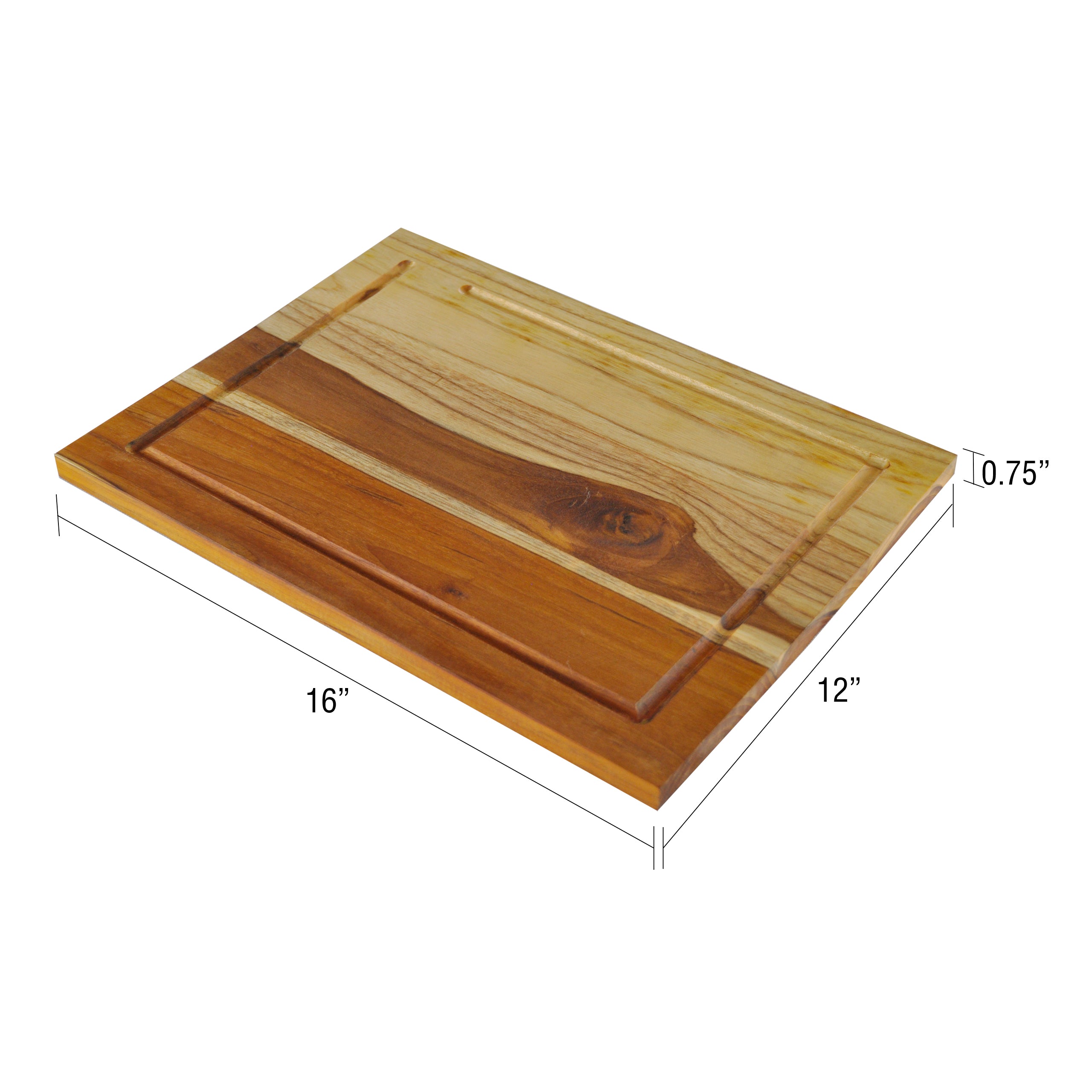 Edge-Grain Teak Cutting Board