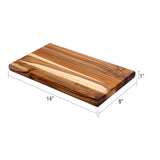 Deluxe Edge-Grain Teak Cutting Board