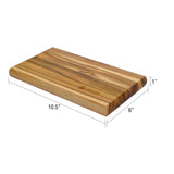 Deluxe Edge-Grain Teak Cutting Board