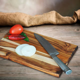 Deluxe Edge-Grain Teak Cutting Board