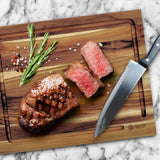Deluxe Edge-Grain Teak Cutting Board