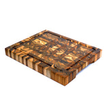 3x2 Superior End-Grain Teak Cutting Board Set - Free Small Board