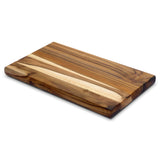 3x2 Deluxe Edge-Grain Teak Cutting Board Set - Free Small Board