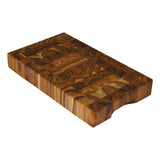 3x2 Superior End-Grain Teak Cutting Board Set - Free Small Board