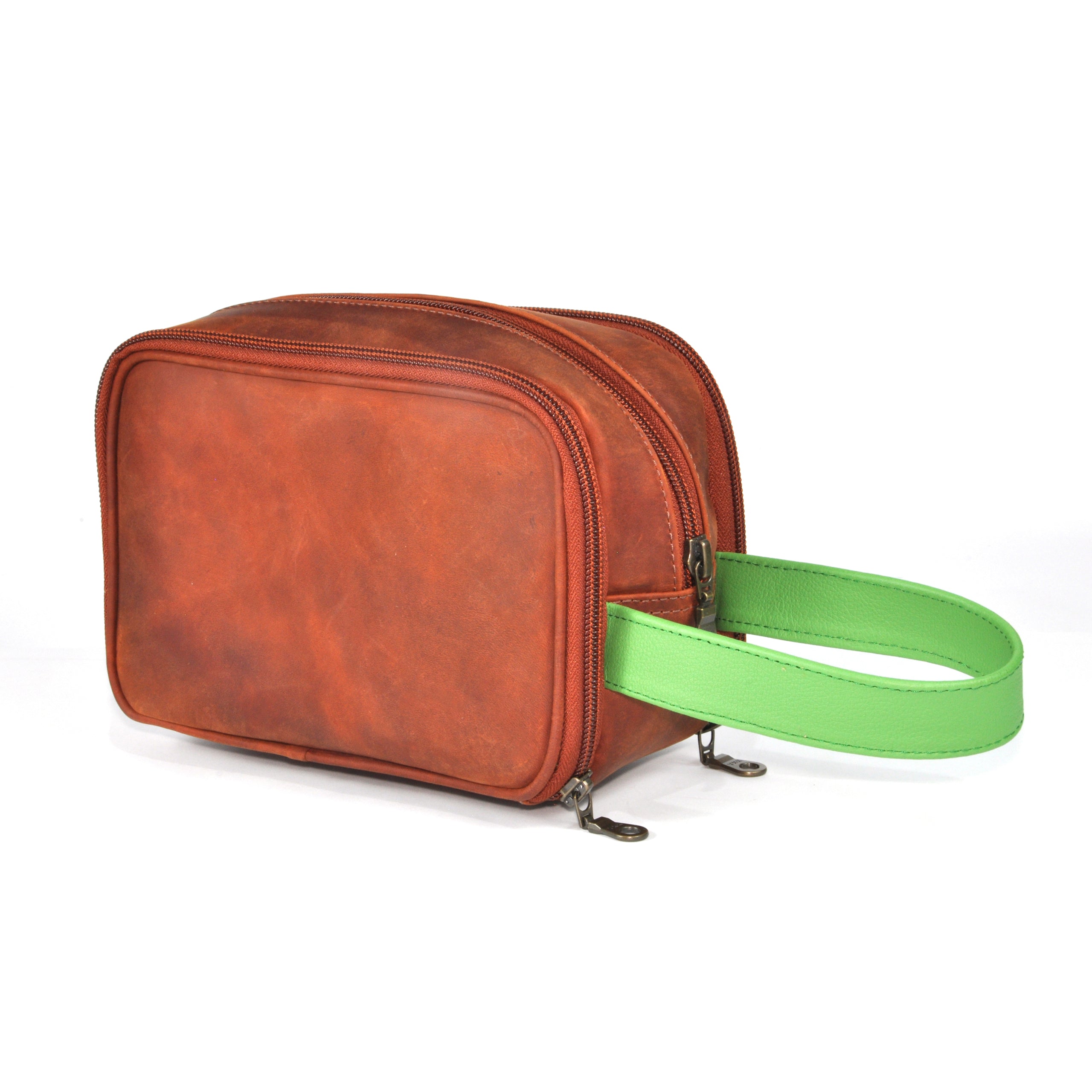 Natural Leather Pouch Bag
