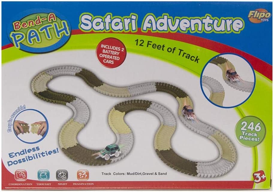 Bend-A Path Safari Adventure 12 Feet of Track - 246 pc of Track