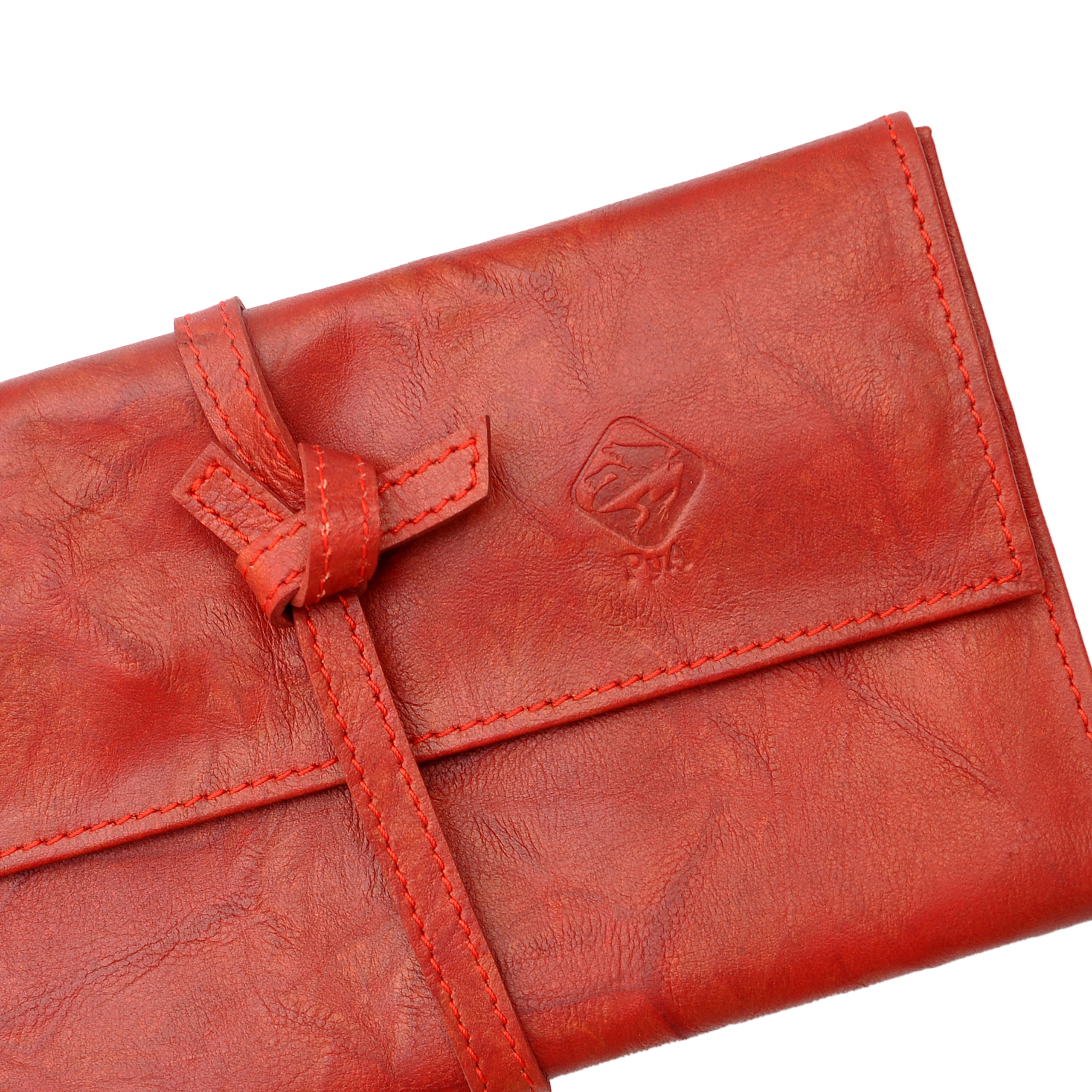 Red Jewelry Travel Wallet