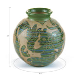 Soft Green Sphere - Handmade Ceramic Vase