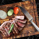 3x2 Superior End-Grain Teak Cutting Board Set - Free Small Board