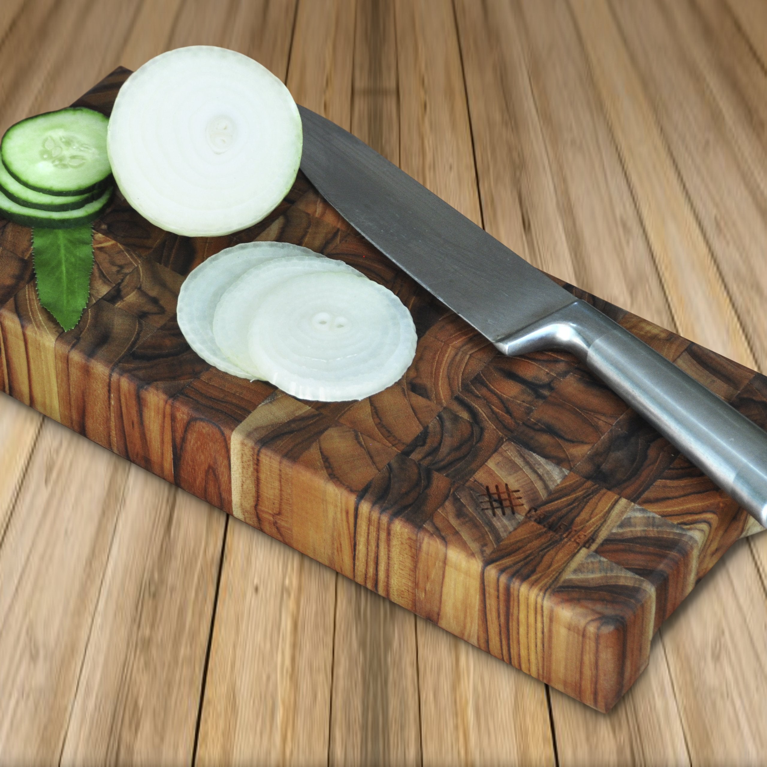 Teak Wood Cutting Board Set