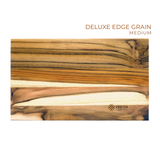 3x2 Deluxe Edge-Grain Teak Cutting Board Set - Free Small Board