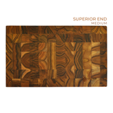3x2 Superior End-Grain Teak Cutting Board Set - Free Small Board