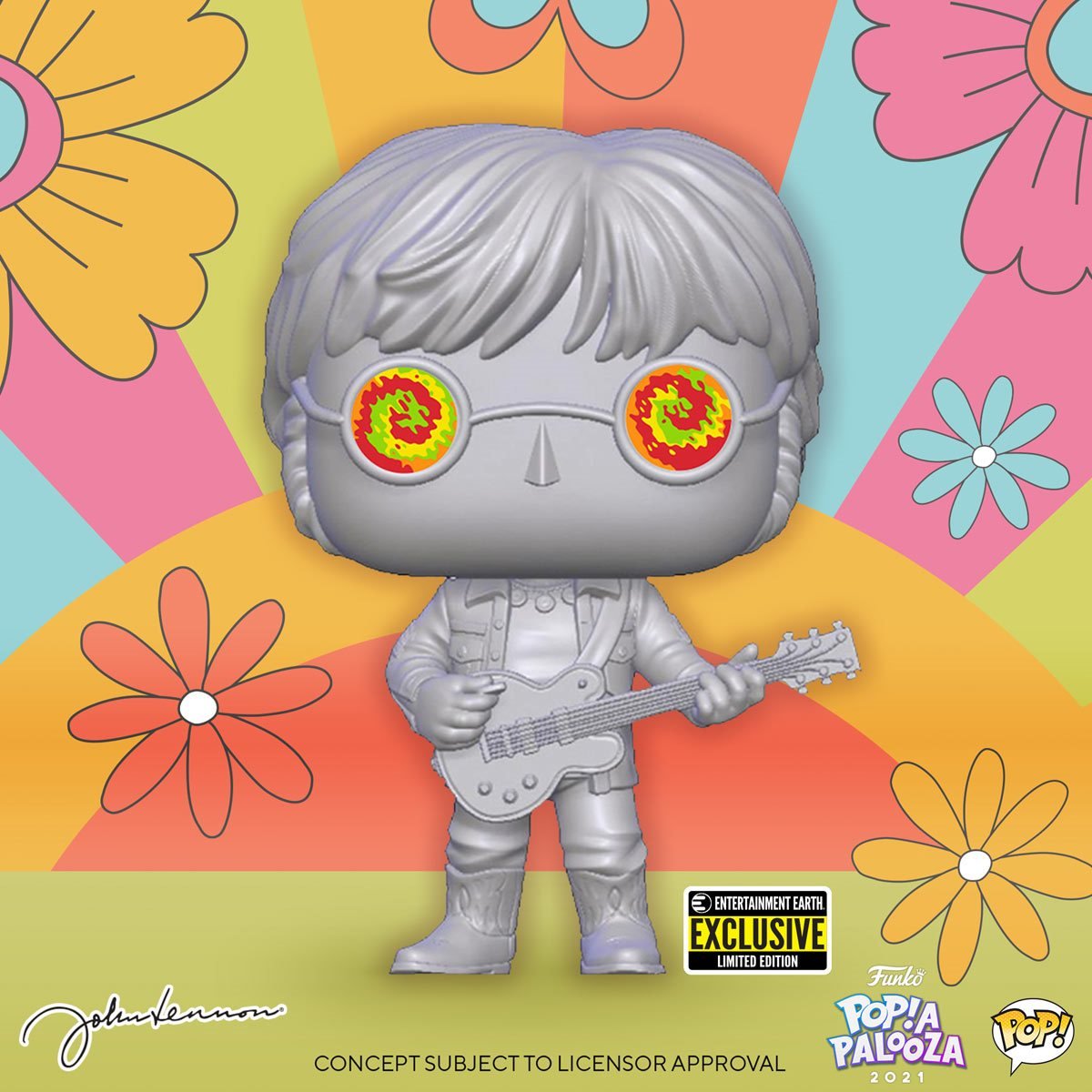 John Lennon with Psychedelic Shades Pop! Figure
